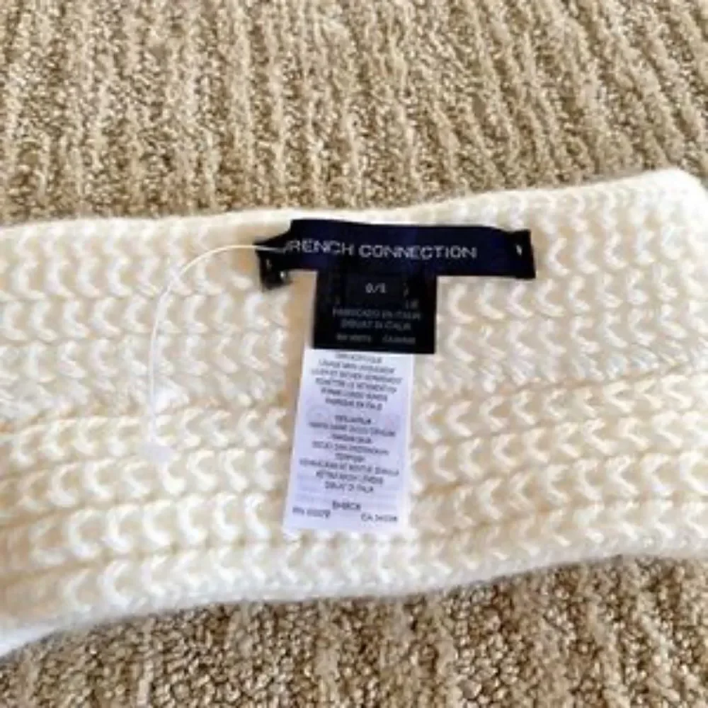 ❄️ French Connection Woven Bow Winter Headband